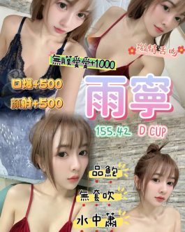 桃園定點茶 – 雨寧 22歲 D罩杯 3300 甜美害羞學生 女神級溫柔