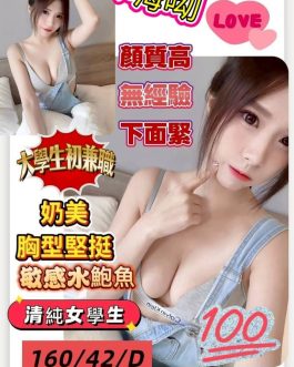 台南定點茶 – ㄡ嗨呦 23歲 D罩杯 2300 純慾小女神超電眼