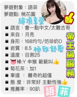 桃園定點茶 – 語菲 23歲 D罩杯 3200 潑辣女友眼神甜蜜