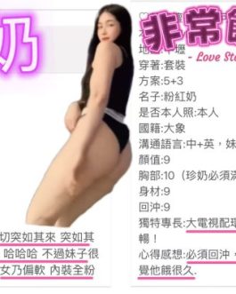 桃園定點茶 – 粉紅奶 21歲 C罩杯 3100 純慾美女氣質滿分